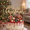 Taarttopper Merry Christmas XL