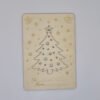 Houten kerstkaart als kerstboom ornament kerstboom– originele duurzame kerstkaart Handgemaakte houten kerstkaart met uitneembaar kerstornament kerstboom en natuurlijke houtnerf, inclusief envelop