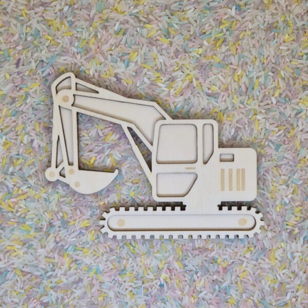 Vultray graafmachine op speelrijst