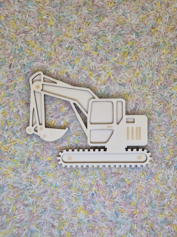 Vultray graafmachine op speelrijst