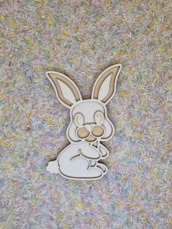 Vultray konijn op speelrijst