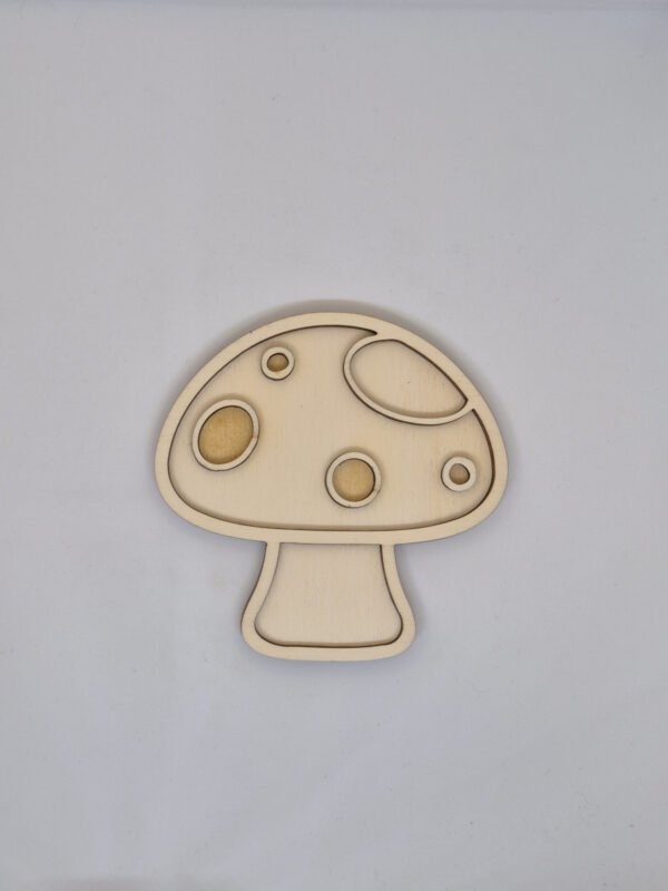 Vultray paddenstoel wit