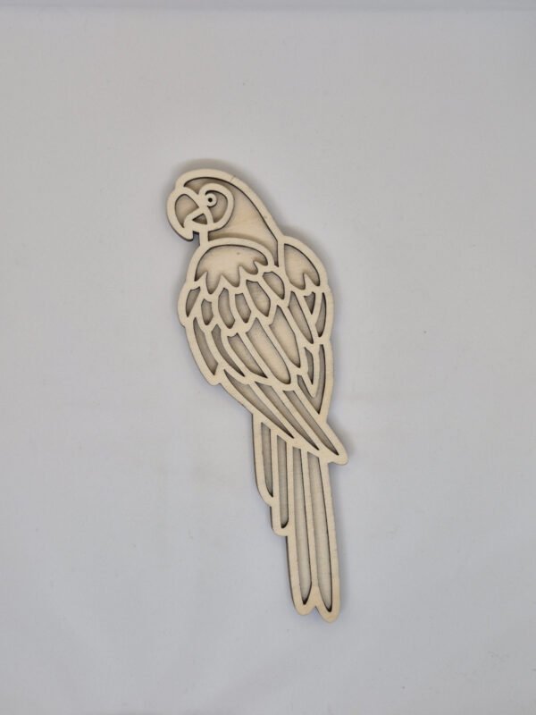 Vultray papagaai wit