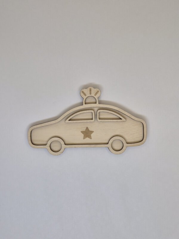 Vultray politieauto wit