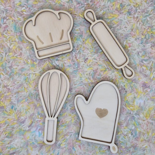 Vultray set bakken met speelrijst