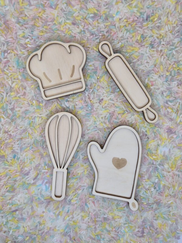 Vultray set bakken met speelrijst Vultray set bakken met speelrijst