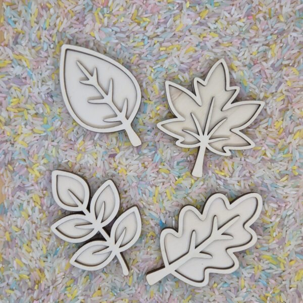 Vultray set bladeren met speelrijst