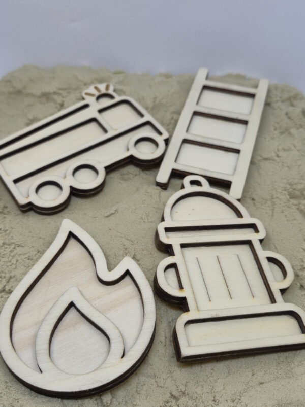 Vultray set brandweer met zand