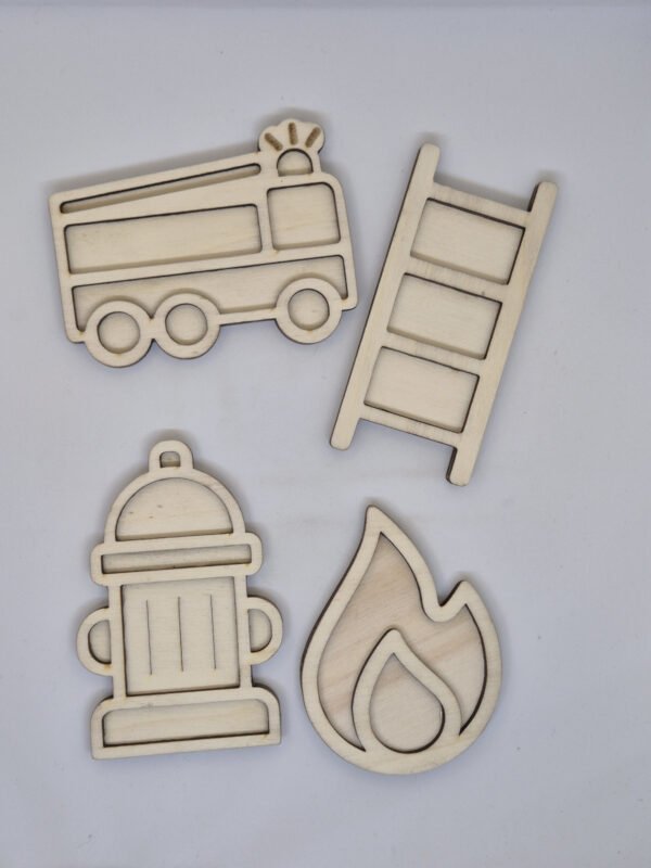 Vultray set brandweer wit