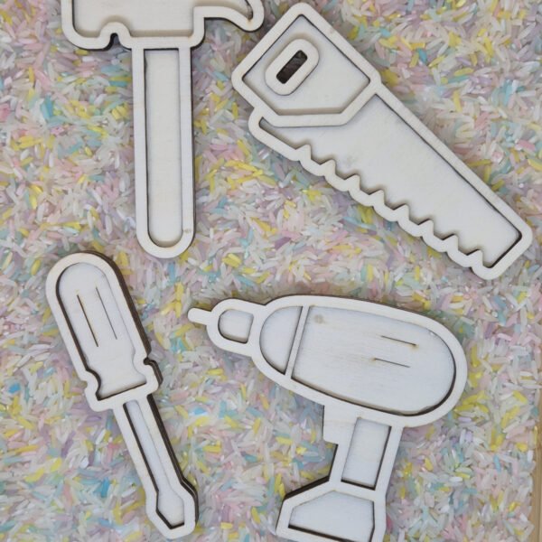 Vultray set gereedschap met speelrijst