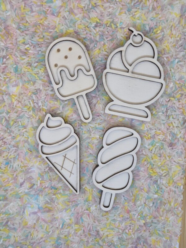 Vultray set ijsje met speelrijst