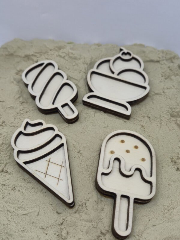 Vultray set ijsje met zand