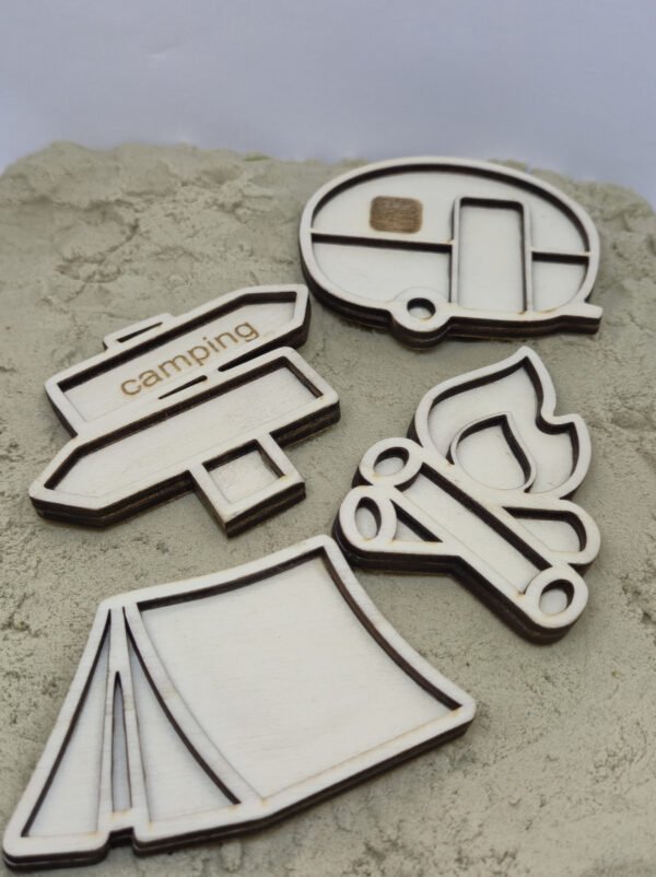 Vultray set kamperen met zand Vultray set kamperen met zand