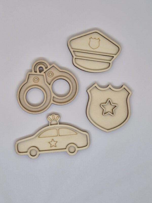 Vultray set politie wit