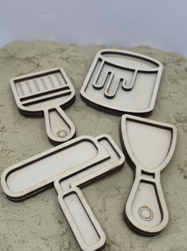 Vultray set schilderen met zand