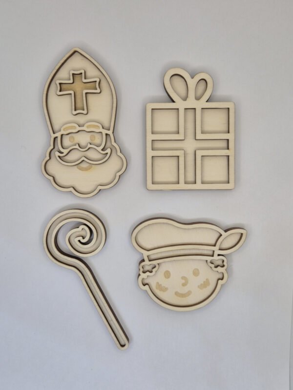 Vultray set sinterklaas wit