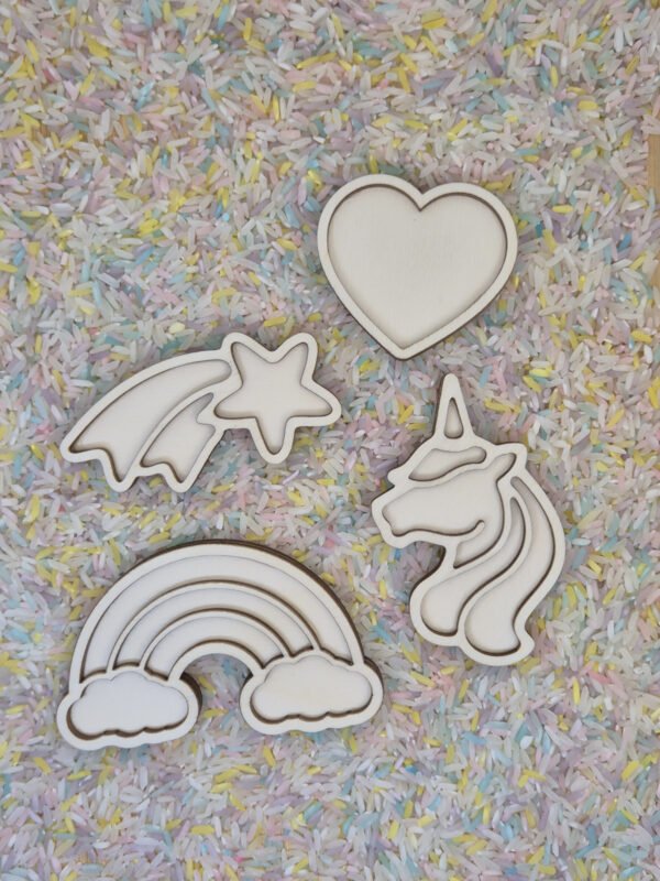 Vultray set unicorn met speelrijst