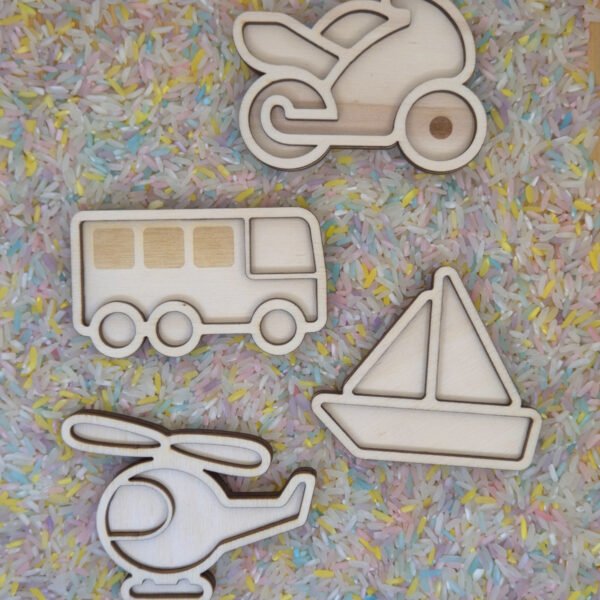 Vultray set voertuigen 2 met speelrijst