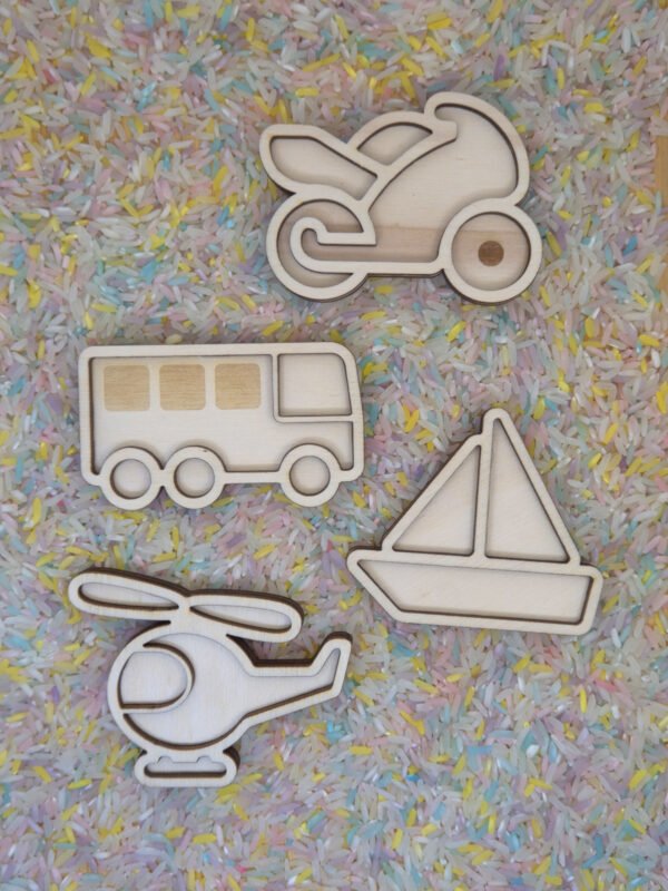 Vultray set voertuigen 2 met speelrijst Vultray set voertuigen 2 met speelrijst