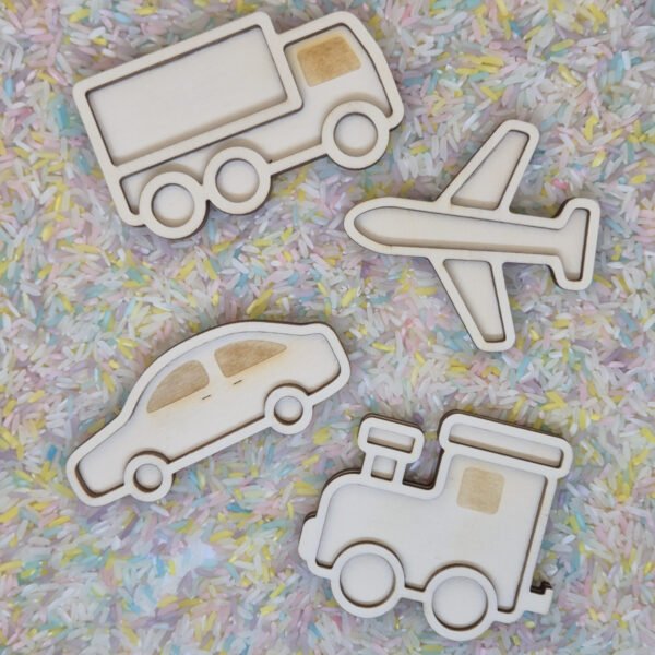 Vultray set voertuigen met speelrijst