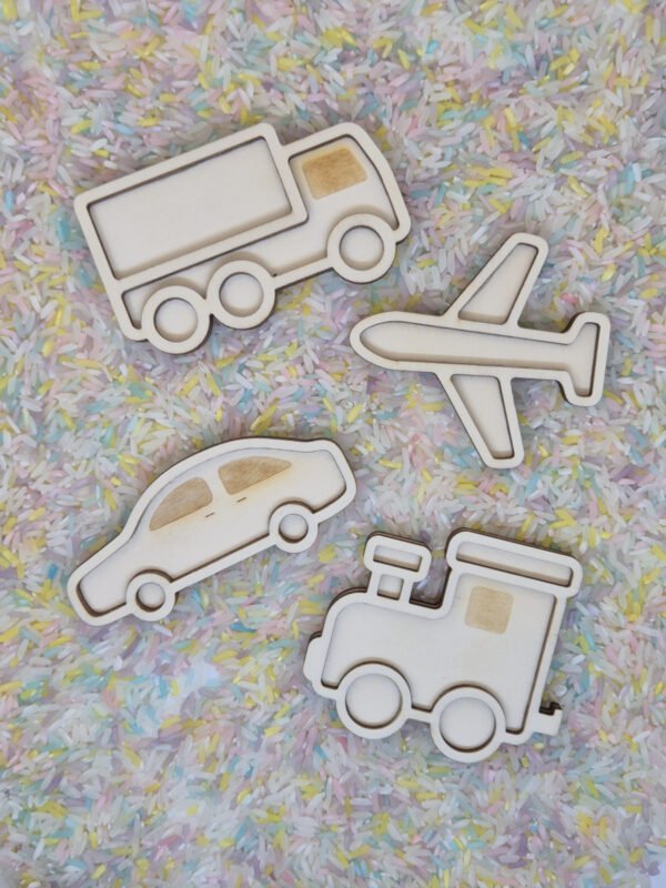 Vultray set voertuigen met speelrijst