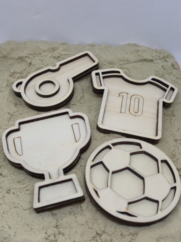 Vultray set voetbal met zand