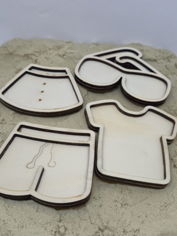 Vultray set zomerkleding met zand