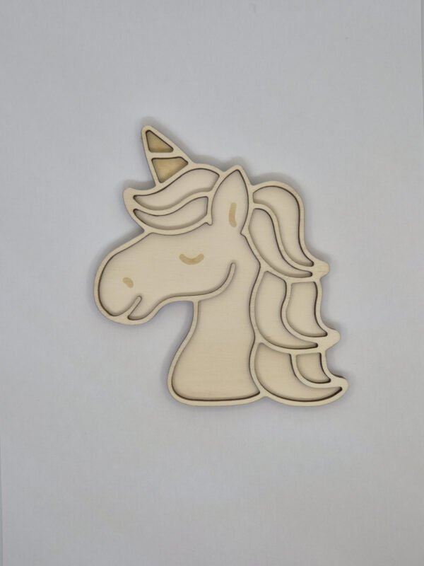 Vultray unicorn met wit