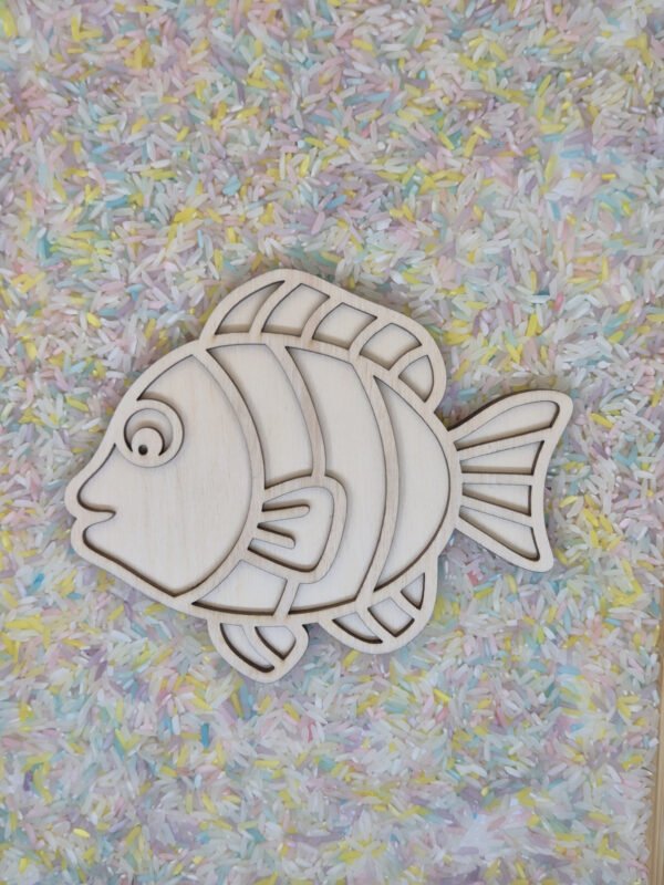 Vultray vis met speelrijst