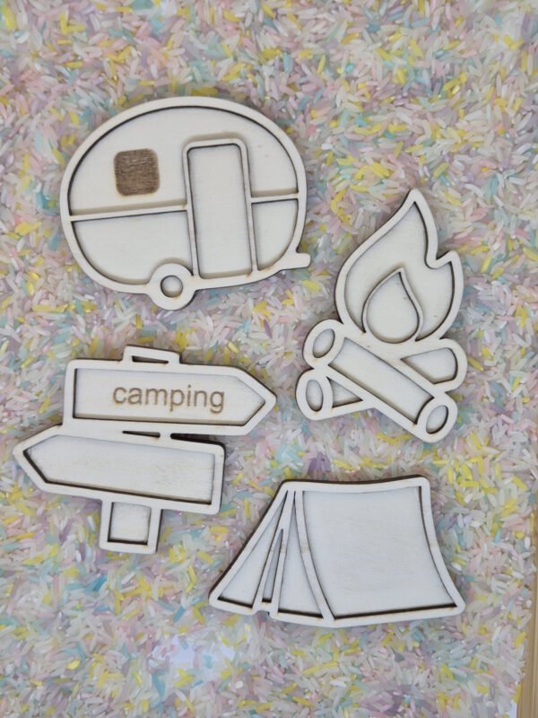 Vutray set kamperen met speelrijst Vutray set kamperen met speelrijst