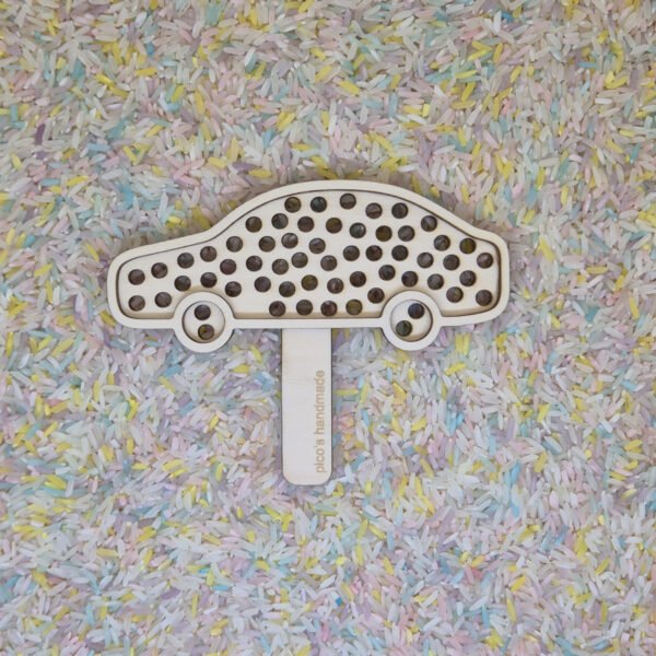 Zeefje auto met speelrijst