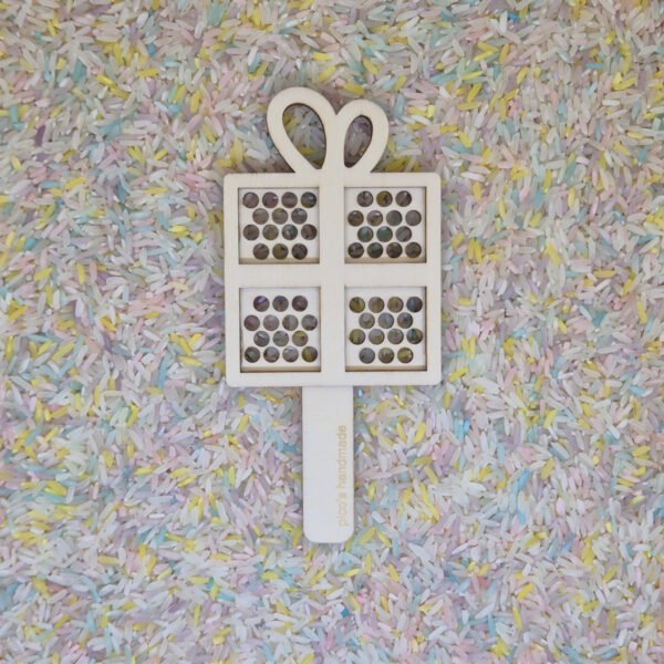 Zeefje cadeau op speelrijst