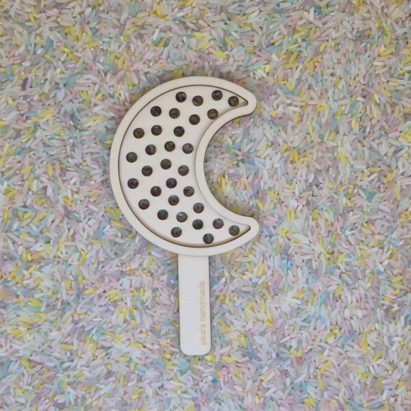 Zeefje maan op speelrijst