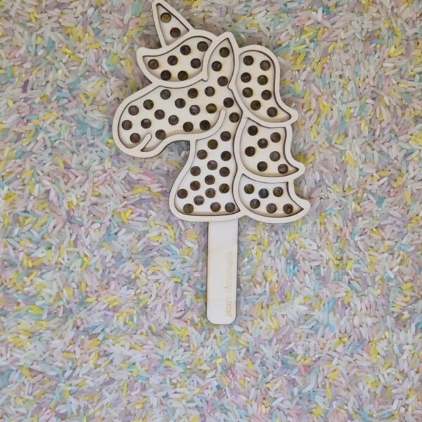 Zeefje unicorn met speelrijst