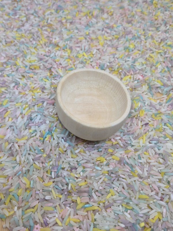 bakje groot op rijst Houten Bakje Groot