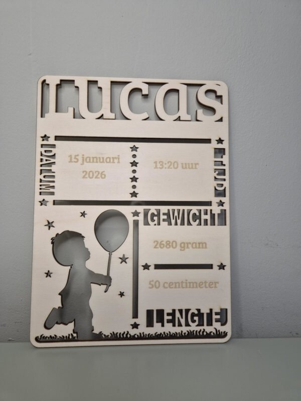 geboortebordje jongen Geboortebordje Jongen