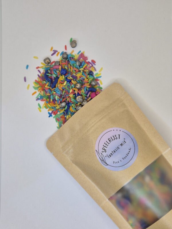 speelrijst fanasiemix uit zak speelrijst fantasiemix uit zak