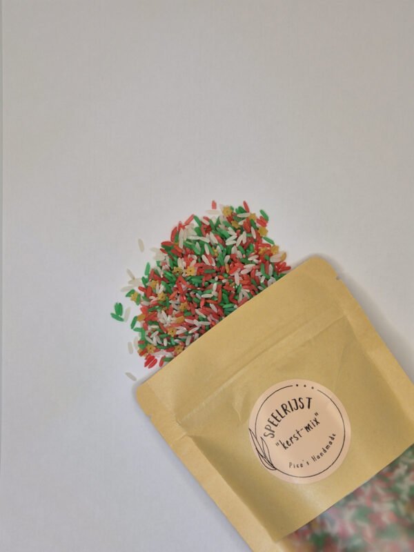 speelrijst kerstmix uit zak