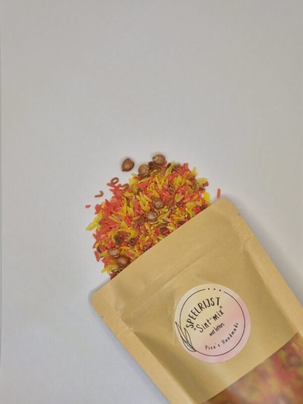 speelrijst sintmix uit zak speelrijst sintmix uit zak