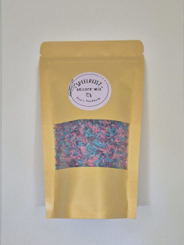 speelrijst unicornmix in zak