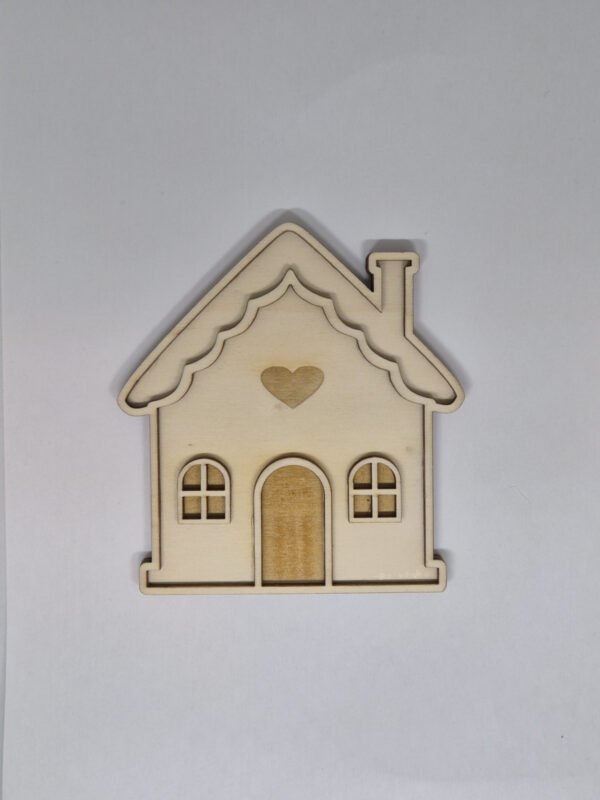 vultray kersthuisje wit