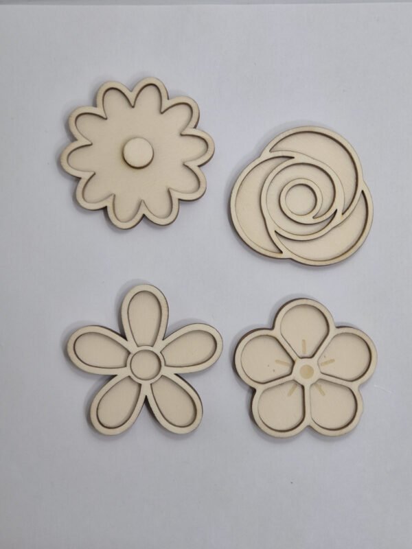 vultray set bloemen wit