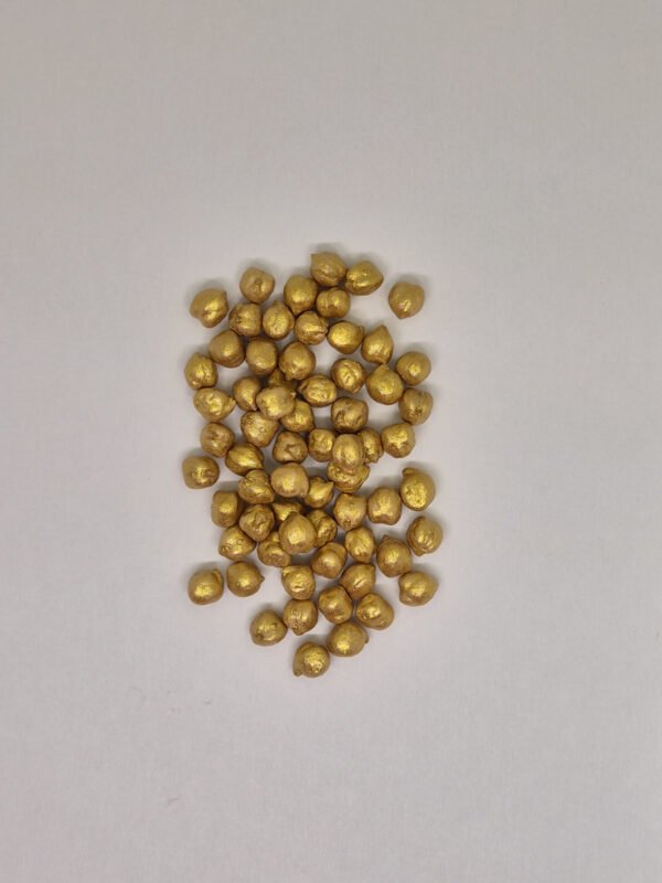 Losse gele sensorische kikkererwten voor sensorische speelbak