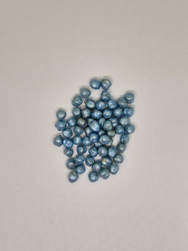 Losse lichtblauwe sensorische kikkererwten voor sensorische speelbak