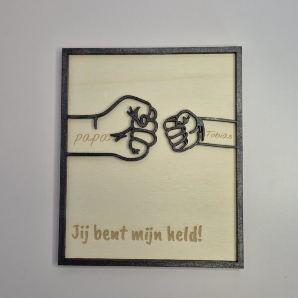 Vaderdagbordje 1 kind
