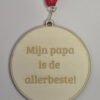 Vaderdagmedaille rond