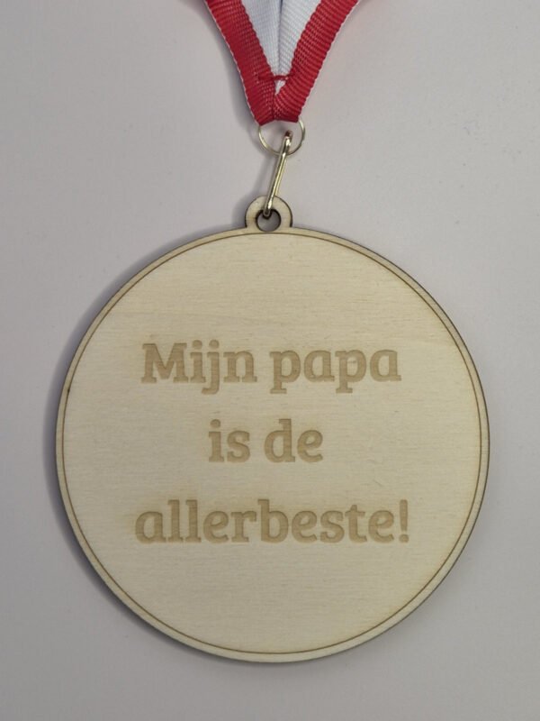Vaderdagmedaille rond
