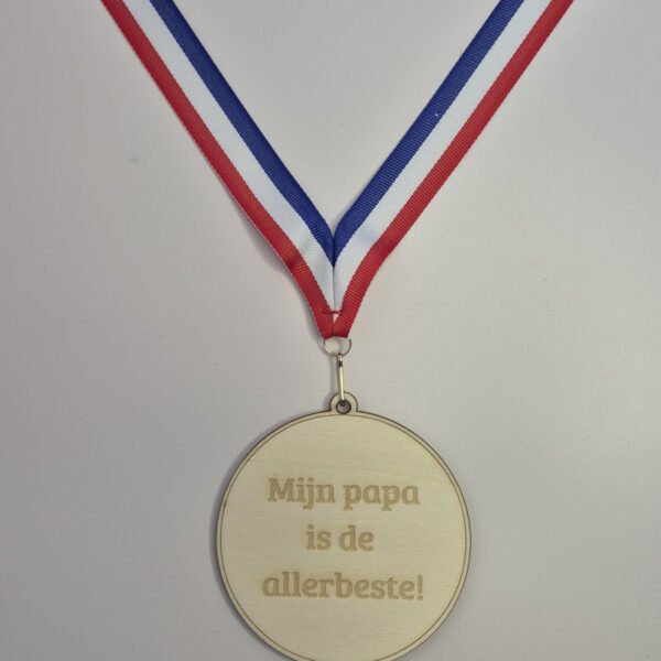 Vaderdagmedaille rond