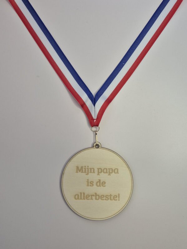 Vaderdagmedaille rond
