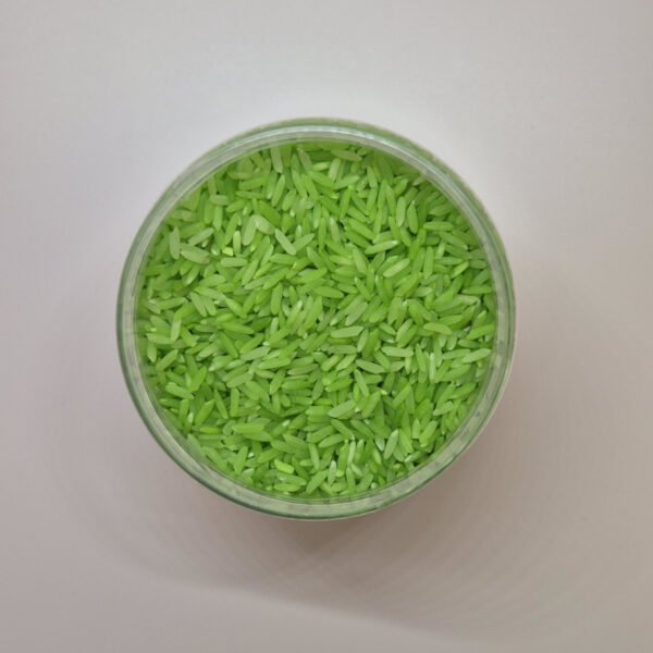 speelrijst groen in open pot Speelrijst Groen
